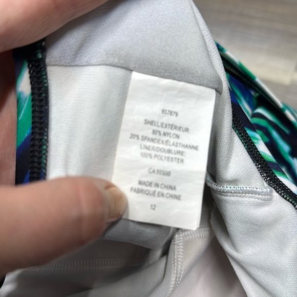 🏴Speedo Chic Multicolor Swimsuit size 10 - Picture 3 of 7